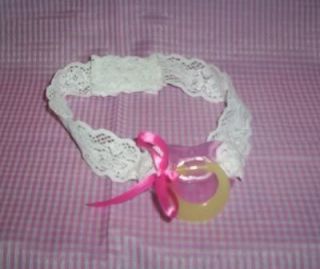 Custom Made for Adult Sissy Baby Strap on Time Out Pacifier Pink for 