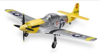 57 RC Airplane P 51 Mustang w E Tracts 2 4GHz 6CH RTF