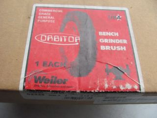Weiler 7in Diameter Bench Grinder Wire Wheel Coarse Made in USA