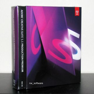 Adobe Creative Suite 5 5 Production Premium New includes After Effects 