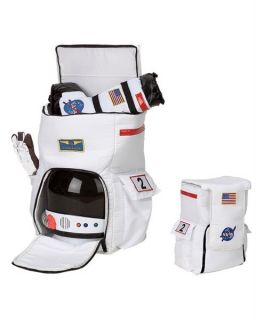   Astronaut Backpack NASA Deluxe White Child Costume Aeromax Abp