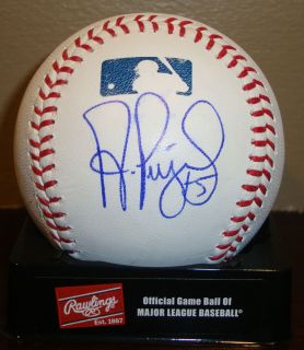 Albert Pujols autographed signed baseball GAI LOA Angels autograph 