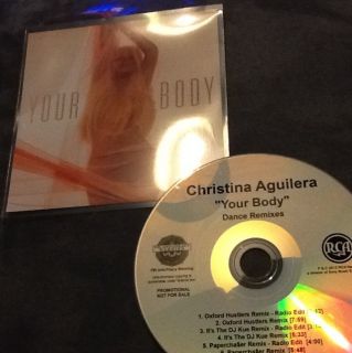 Christina Aguilera Your Body Part 2 8 Remix New CD Promo