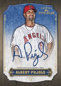 2012 Topps Five Star Baseball Autograph Albert Pujols Image
