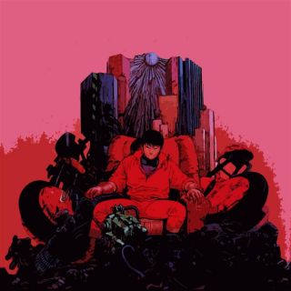 Akira Anime PopArt Oil Painting 28x28 inches in Size