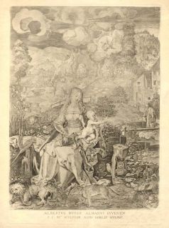 1660 albrecht durer sadeler virgin and child