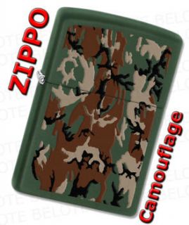 Zippo Camouflage Green Matte Windproof Lighter 28330 **NEW**