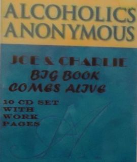 ALCOHOLICS ANONYMOUS Joe and Charlie 10 CD set 12 Step Workshop