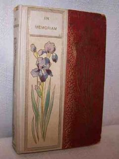 Antique Book IN MEMORIAM Alfred Lord Tennyson ART DECO COVER