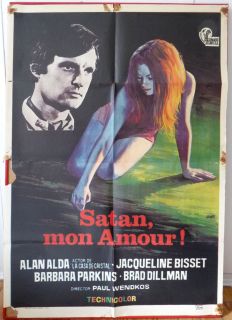   Movie Poster Spanish 1973 Alan Alda Jacqueline Bisset RARE