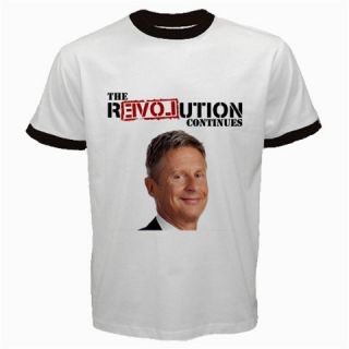  The Ron Paul Revolution Continues Alex Jones Ringer T Shirt