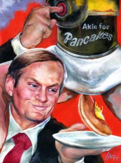 Painting Todd Akin Delicious Pancake Dispenser Political Art Painting 