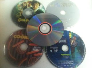 Lot of 5 DVD Disc Only Justin Bieber Never Say Never Sandlot Haunted 