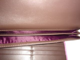 NWT COACH~Violet~Alexandra Leather Slim Envelope Wallet 46148