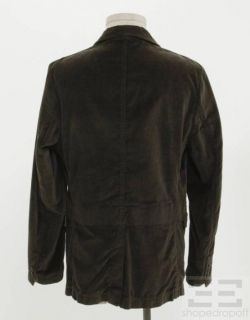 Steven Alan Mens Brown Velvet Blazer Jacket Size Medium