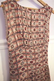 Alberta FERRETTI Philosophy Silk Print Vintage Retro Dress 2 XS $895 