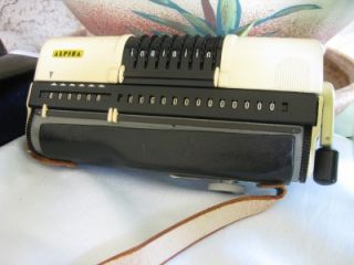 Alpina Typewriter Co Manual Calculator West Germany Curtas Step 