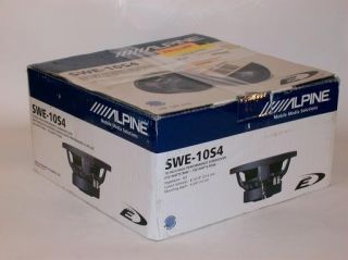 Alpine Swe 10S4 10 Subwoofer Speaker 250 Watt 750 Watt Peak in Store 