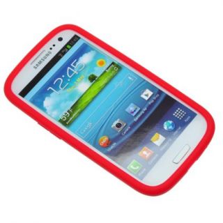 Red Game Boy Style Silicone Case Cover Skin for Samsung Galaxy S3 SIII 