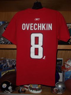 Alexander Ovechkin Washington Capitols Vtg Youth Large Reebok Shirt 