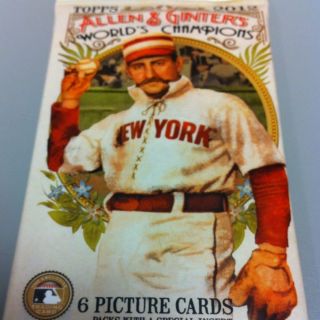 2012 Topps Allen & Ginter Guaranteed Relic / Autograph / DNA / Colony 