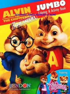 Alvin and The Chipmunks Coloring Activity Book
