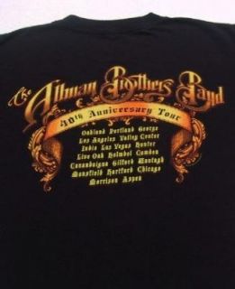 Allman Brothers Band 2009 Tour Medium Concert T Shirt