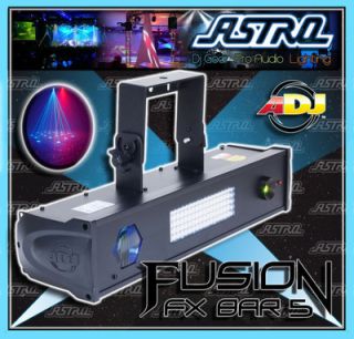 American DJ Fusion FX Bar 5 Moonflower Strobe Galaxian 3 in 1 Effect 