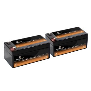 12V 3.4AH SLA Battery replaces wp3 12 bp3 12 pc1230   2PK