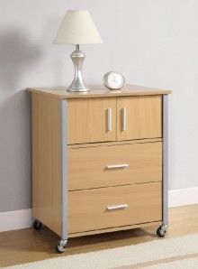 altra furniture logic storage cabinet cart new