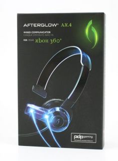 New Xbox 360 Afterglow Communicator AX 4 Headset Blue