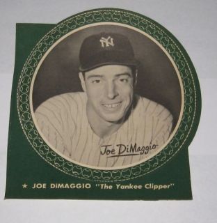 1950 All Star Baseball Pin Up Coin Joe DiMaggio Yankees MINT