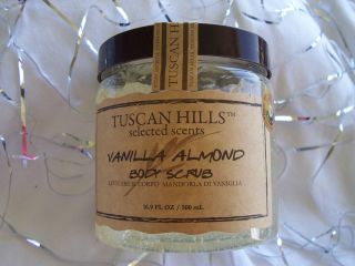 Tuscan Hills Selected Scents Vanilla Almond Body Scrub
