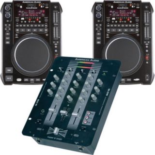 American Audio Radius 3000SYS DJ Dual CD Player w Mixer