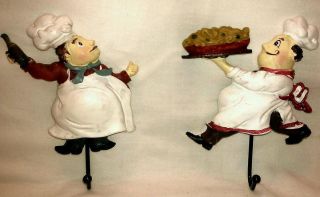 FAT CHEF ITALIAN BISTRO WALL HOOK TOWEL HOLDER HOME DECORATION 