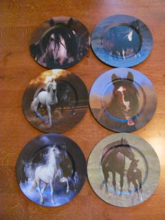 New Western Decor Decorative Horse Picture Plates