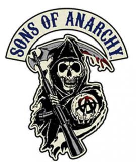 Sons of Anarchy SOA SAMCRO Reaper Licensed Biker Patch