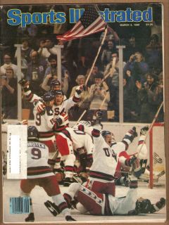 Sports Illustrated 1980 US OLYMPIC ICE HOCKEY TEAM gold medal MIRACLE 