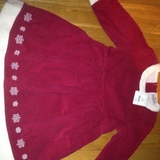 Hanna Andersson Girls Holiday Dress Size 100 Retail $48