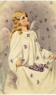 Lot of 10 Angels & Flowers Postcards Unused New