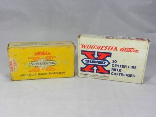   Winchester Western 38 Special 30 06 Ammunition Boxes Empty