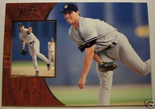 1996 MLB Pinnacle 103 Yankees P Andy Pettitte Card