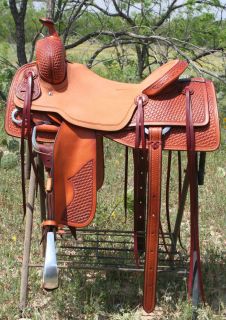 Anders Ranch Cuttter Handmade Saddle by Brittany Anders