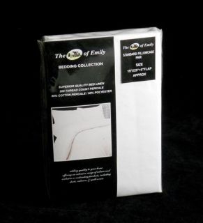   pairs 96pcs 200 tc percale plain white  212 61 