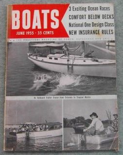 boats magazine june 1955 aluma craft boat 