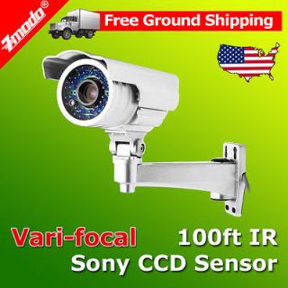   mm Vari focal 100ft IR Home Surveillance CCTV Security Camera