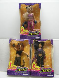 Original Movie Prop Josie & Pussycats Action Figure/Doll Set of 3 in 