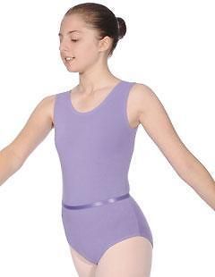 RAD ISTD Sleeveless Cotton Ballet Leotard *belt included * All Colours 