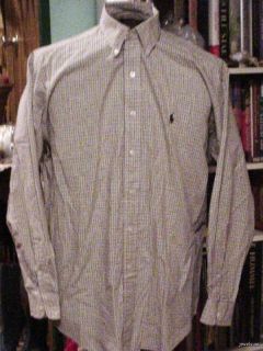 Nice Ralph Lauren Mens Shirt 100 Cotton L s Size M