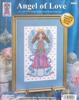   Works Counted Cross Stitch Kit 8 x 13 Angel of Love 9992 Sale